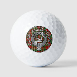 Clan MacDougall Crest & Tartan Golf Balls