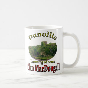 Clan MacDougall Dreaming of Home Dunollie Castle Coffee Mug