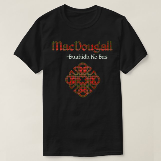 Clan MacDougall Scottish Pride  T-Shirt (Design Front)