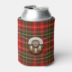 Clan MacDougall Tartan And Sporran Can Cooler