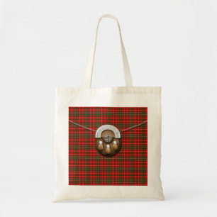 Clan MacDougall Tartan And Sporran Tote Bag