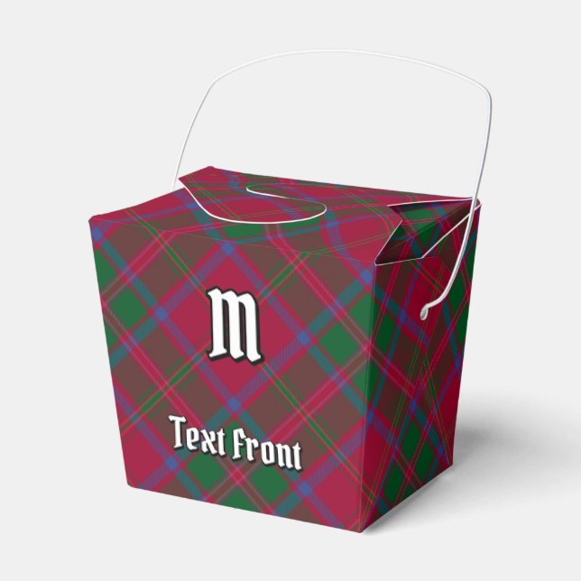 Clan MacDougall Tartan Favour Box (Front Side)