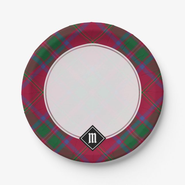 Clan MacDougall Tartan Paper Plate (Front)