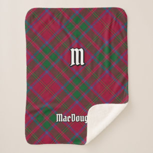 Clan MacDougall Tartan Sherpa Blanket
