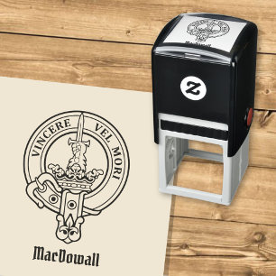 Clan MacDowall Crest Self-inking Stamp