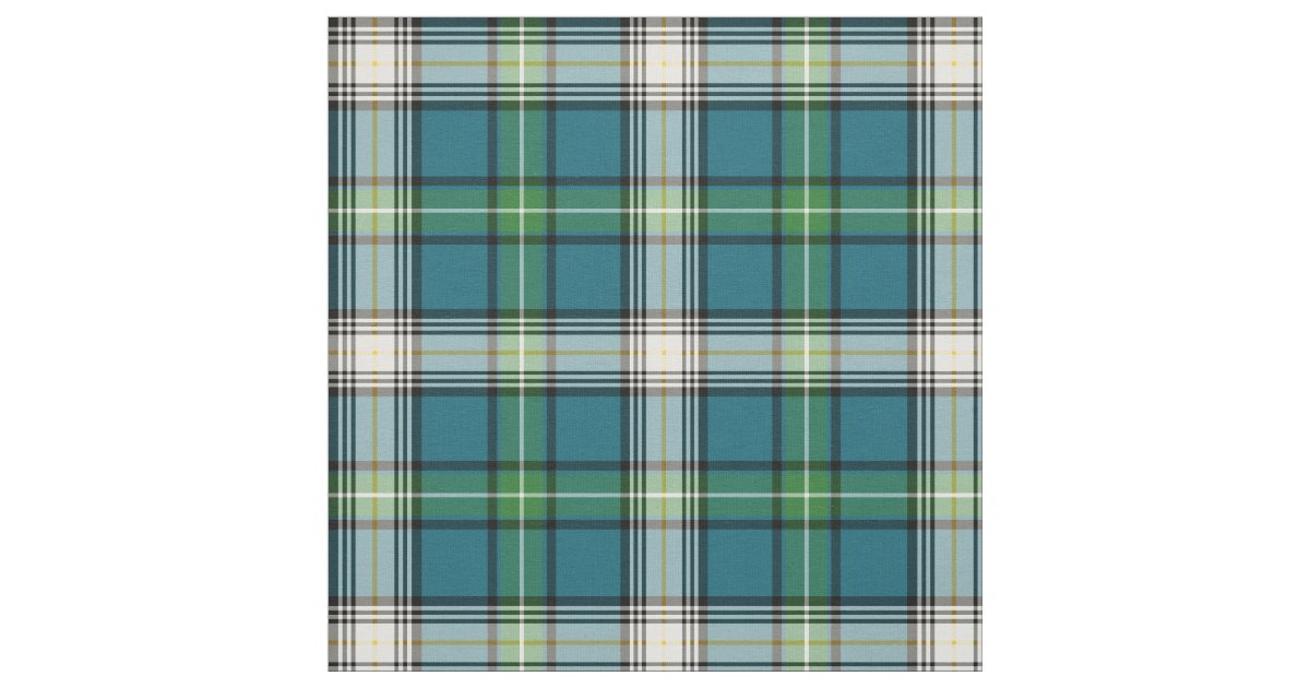 Clan MacDowall Tartan Fabric | Zazzle