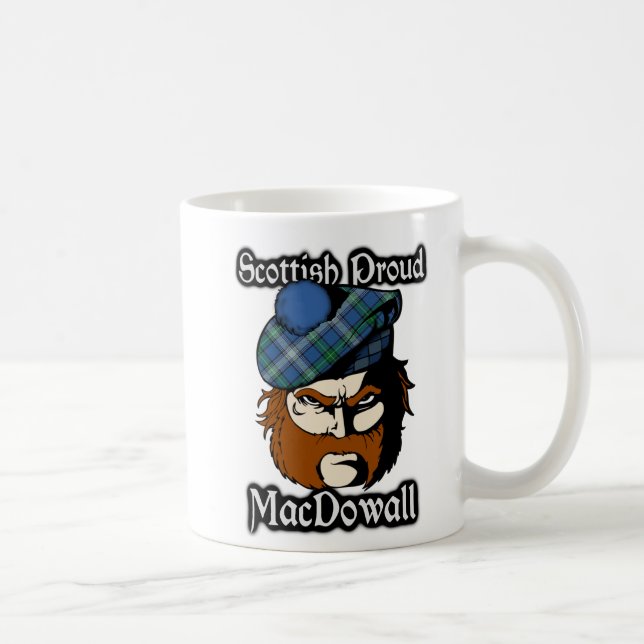 Clan MacDowall Tartan Scottish Coffee Mug (Right)