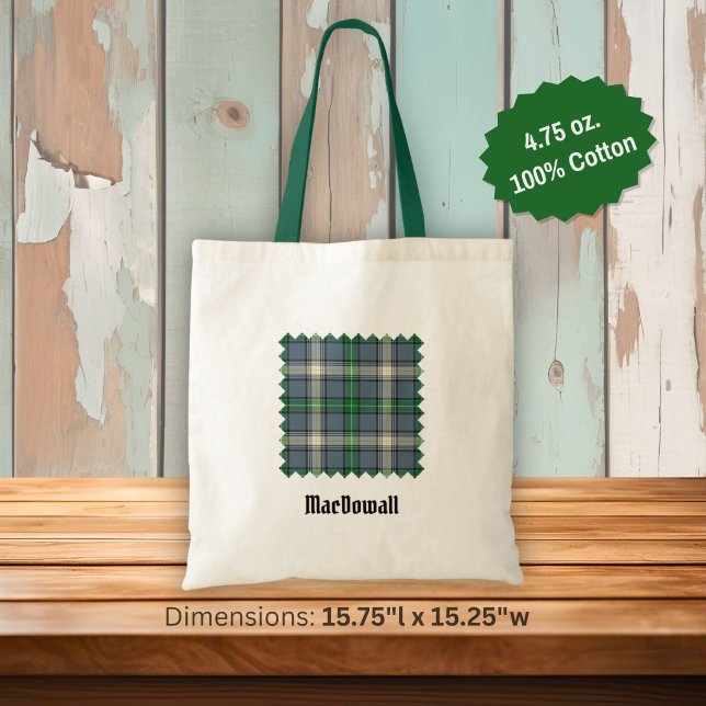 Clan MacDowall Tartan Tote Bag (Creator Uploaded)