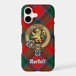 Clan MacDuff Crest over Tartan
