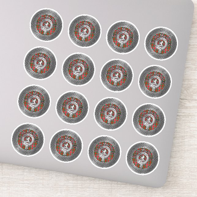 Clan MacDuff Crest & Tartan Knot (Detail)