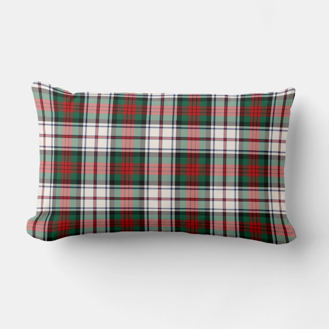 Clan MacDuff Dress Tartan Lumbar Cushion (Front)