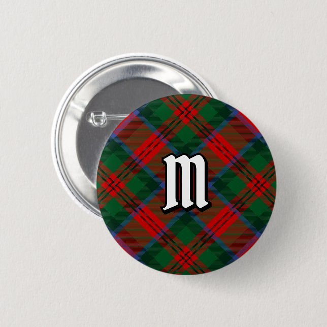 Clan MacDuff Tartan 6 Cm Round Badge (Front & Back)