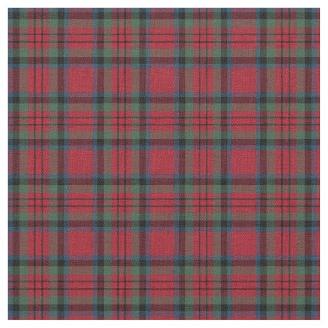 Clan MacDuff Tartan Fabric (Close Up)