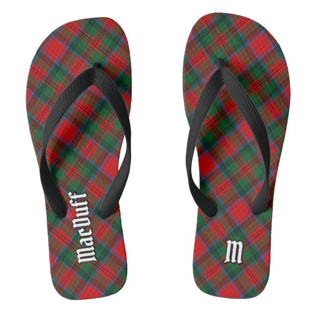 Clan MacDuff Tartan Flip Flops (Footbed)