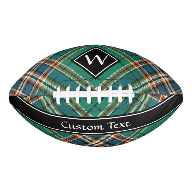 Clan MacFarlane Ancient Hunting Tartan American Football (Front)