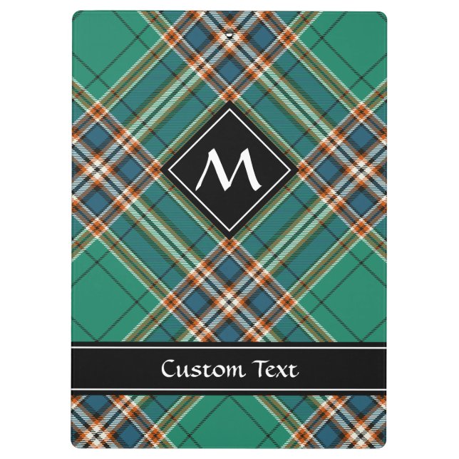 Clan MacFarlane Ancient Hunting Tartan Clipboard (Back)