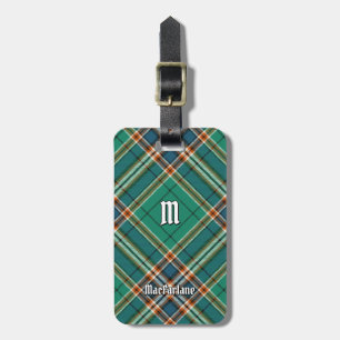 Clan MacFarlane Ancient Hunting Tartan Luggage Tag