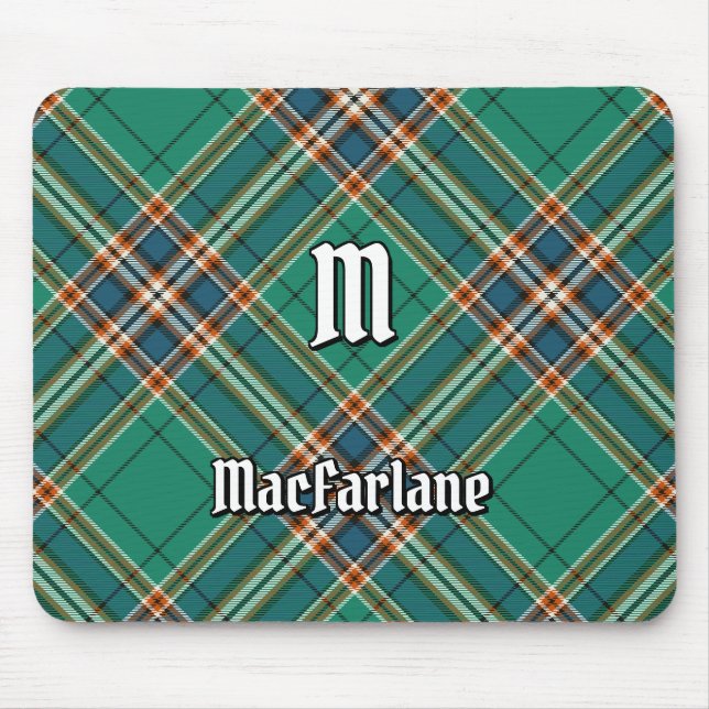 Clan MacFarlane Ancient Hunting Tartan Mouse Mat (Front)