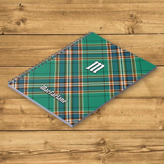 Clan MacFarlane Ancient Hunting Tartan Notebook (Creator Uploaded)