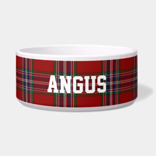 Clan MacFarlane Custom Tartan Plaid Pet Bowl
