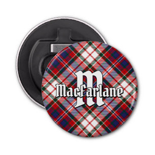Clan MacFarlane Dress Tartan Bottle Opener
