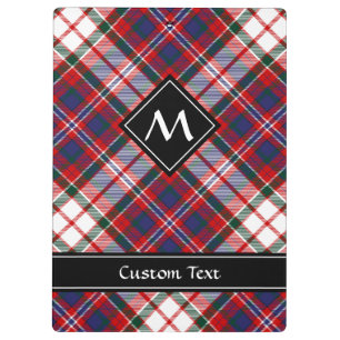 Clan MacFarlane Dress Tartan Clipboard