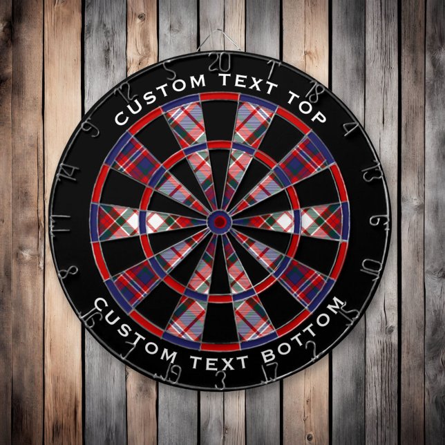 Clan MacFarlane Dress Tartan Dartboard (Creator Uploaded)
