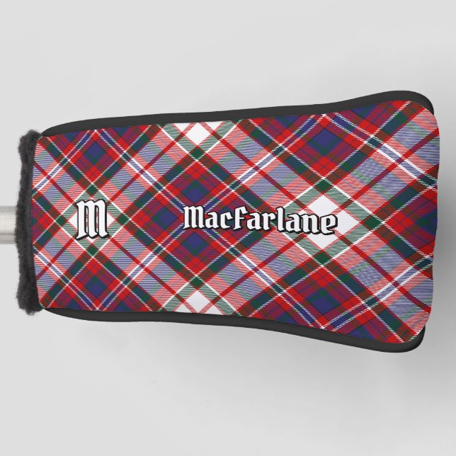 Clan MacFarlane Dress Tartan Golf Head Cover (Front)