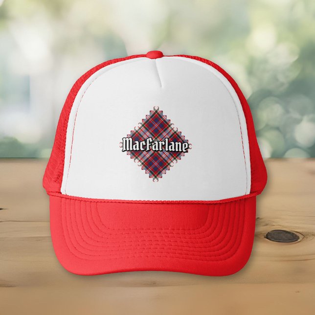 Clan MacFarlane Dress Tartan Trucker Hat (Creator Uploaded)