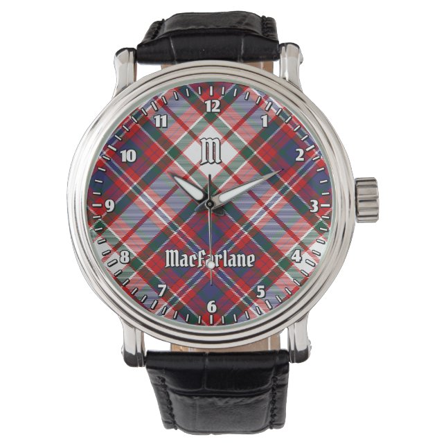 Clan MacFarlane Dress Tartan Watch (Front)
