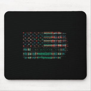 Clan Macfarlane Hunting Scottish Tartan Us Flag Sc Mouse Mat