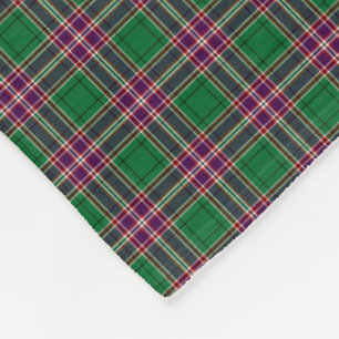 Clan MacFarlane Hunting Tartan Fleece Blanket