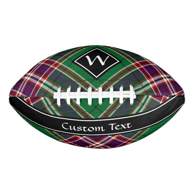Clan MacFarlane Modern Hunting Tartan American Football (Front)