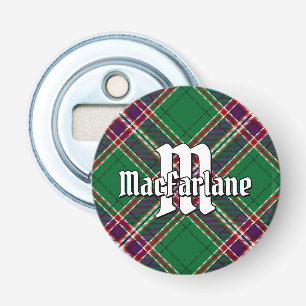 Clan MacFarlane Modern Hunting Tartan Bottle Opener