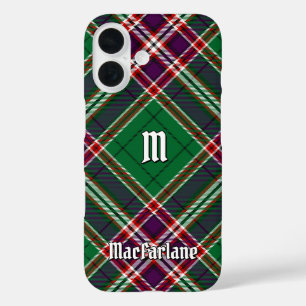 Clan MacFarlane Modern Hunting Tartan iPhone 16 Case