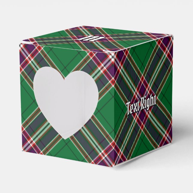 Clan MacFarlane Modern Hunting Tartan Favour Box (Front Side)