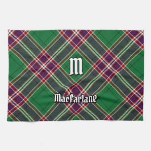 Clan MacFarlane Modern Hunting Tartan Tea Towel