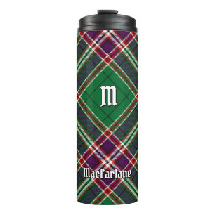 Clan MacFarlane Modern Hunting Tartan Thermal Tumbler