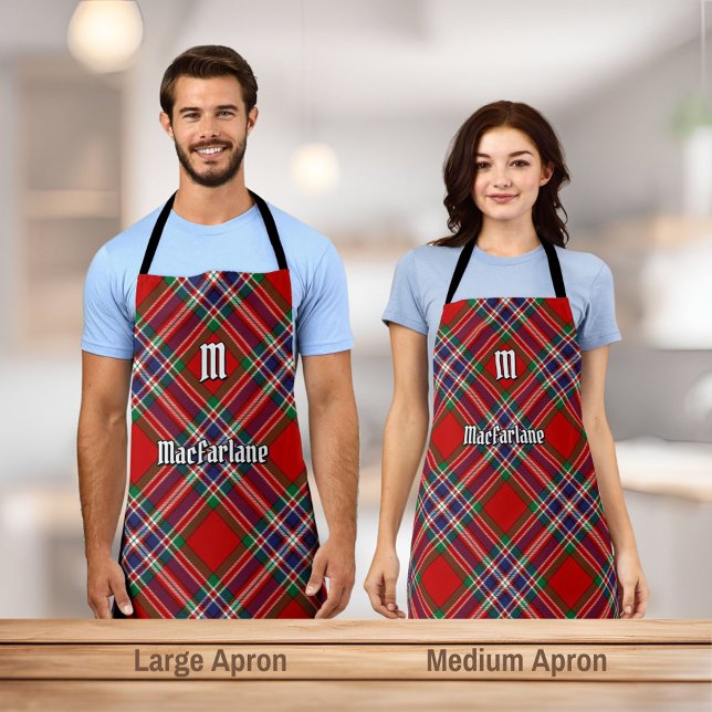 Clan MacFarlane Red Tartan Apron (Creator Uploaded)