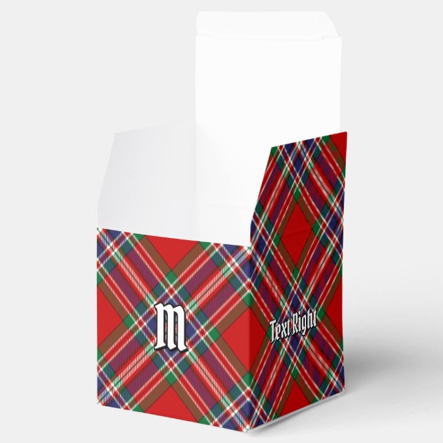 Clan MacFarlane Red Tartan Favour Box (Opened)