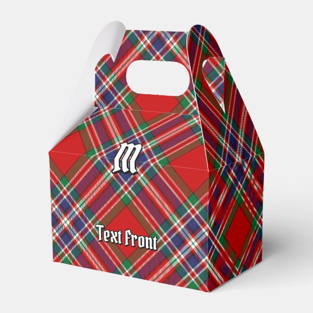 Clan MacFarlane Red Tartan Favour Box (Front Side)