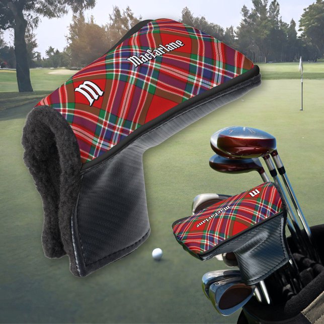 Clan MacFarlane Red Tartan Golf Head Cover (Creator Uploaded)