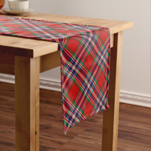 Clan MacFarlane Red Tartan Long Table Runner