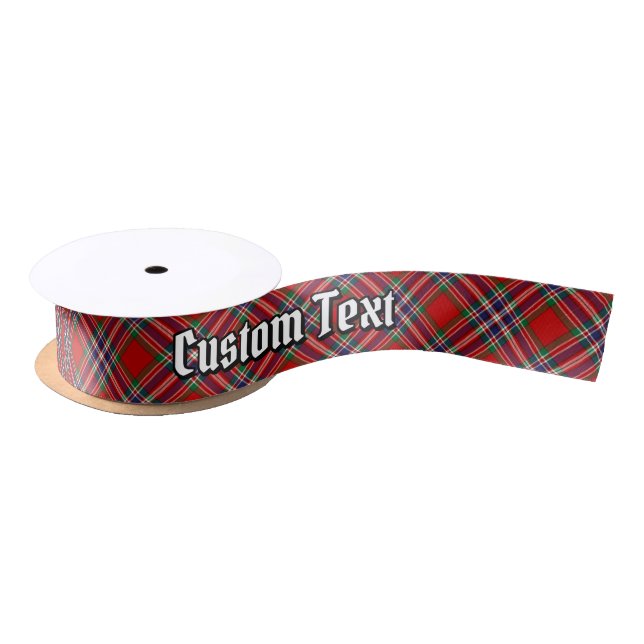 Clan MacFarlane Red Tartan Satin Ribbon (Spool)