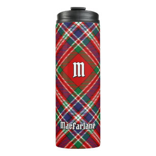Clan MacFarlane Red Tartan Thermal Tumbler