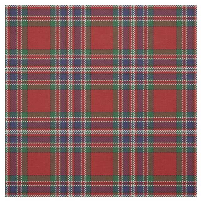 Clan MacFarlane Scottish Tartan Plaid Fabric (Swatch)