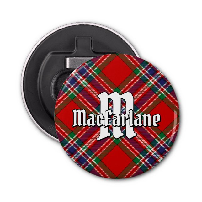 Clan MacFarlane Tartan Bottle Opener (Front)