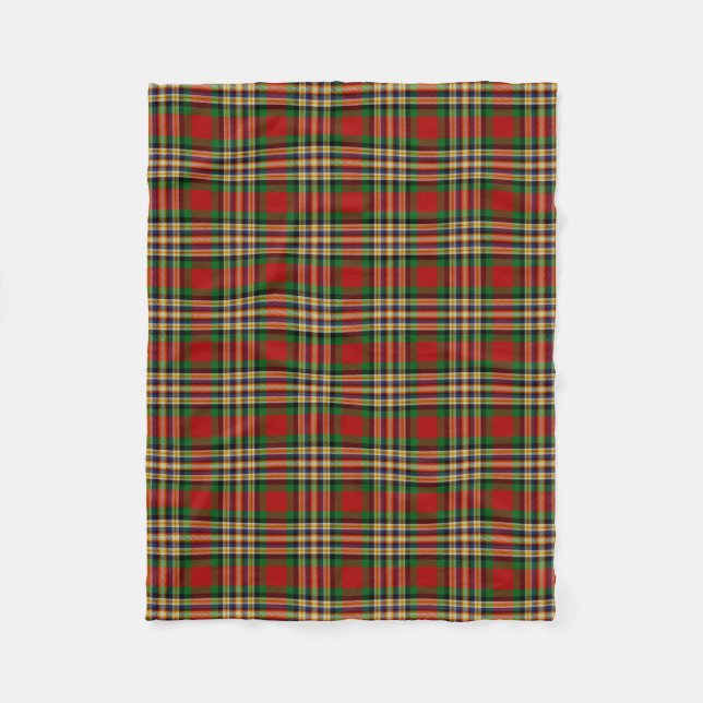 Clan MacGill Tartan Fleece Blanket (Front)