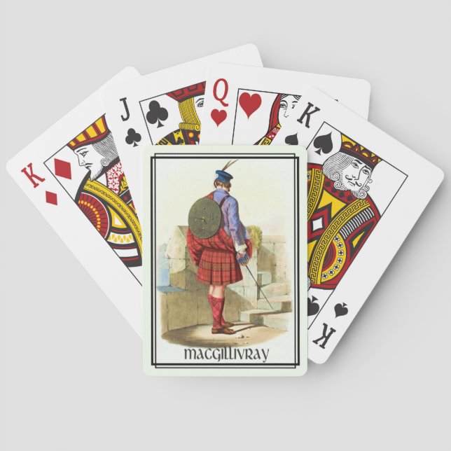 Clan MacGillivray Classic Scotland Bicycle Deck Playing Cards (Back)
