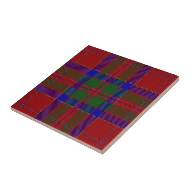 Clan MacGillivray Scottish Expressions Tartan Tile (Side)